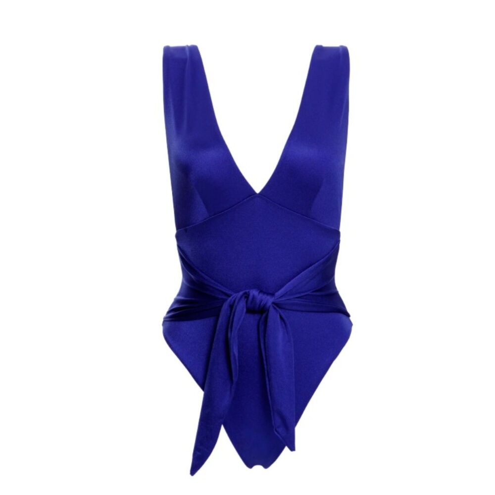 New w Tags - Agua Bendita Florentina One Piece Swimsuit in Blue - Women's XL